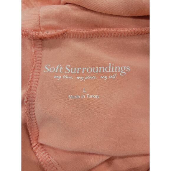 Soft Surroundings Women's Cowl Neck Hi Low Modal Maxi Dress Size Large 29066 - Picture 12 of 12